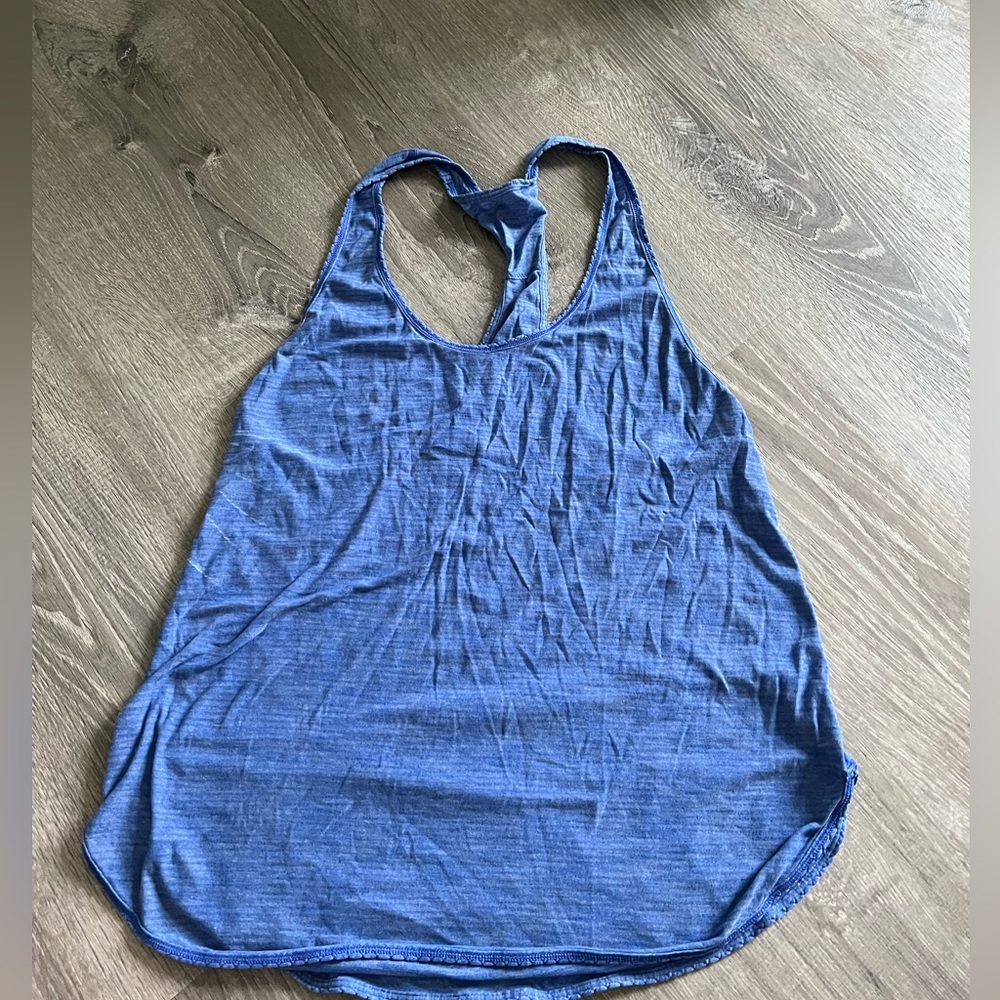 Lululemon blue tank top